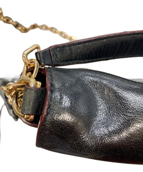MARC JACOBS（マークジェイコブズ）MARC JACOBS (マークジェイコブズ) チェーンショルダーバッグ ブラックの古着・服飾アイテム