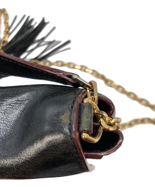 MARC JACOBS（マークジェイコブズ）MARC JACOBS (マークジェイコブズ) チェーンショルダーバッグ ブラックの古着・服飾アイテム