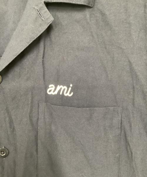 ami（アミ）ami (アミ) オープンカラーシャツ ネイビー サイズ:Mの古着・服飾アイテム