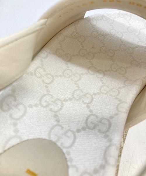 GUCCI（グッチ）GUCCI (グッチ) GGプラットフォームサンダル ホワイト サイズ:38 1/2の古着・服飾アイテム