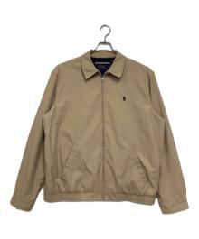POLO RALPH LAUREN（ポロ・ラルフローレン）の古着「スイングトップ スポーツジャケット」｜ベージュ