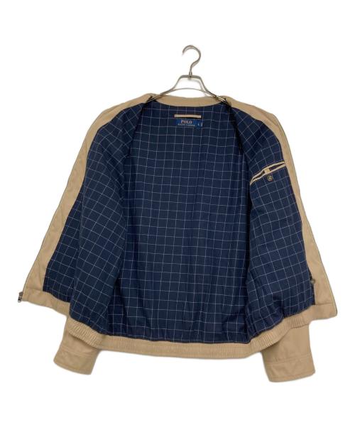 POLO RALPH LAUREN（ポロ・ラルフローレン）POLO RALPH LAUREN (ポロ・ラルフローレン) スイングトップ スポーツジャケット ベージュ サイズ:Ｌの古着・服飾アイテム
