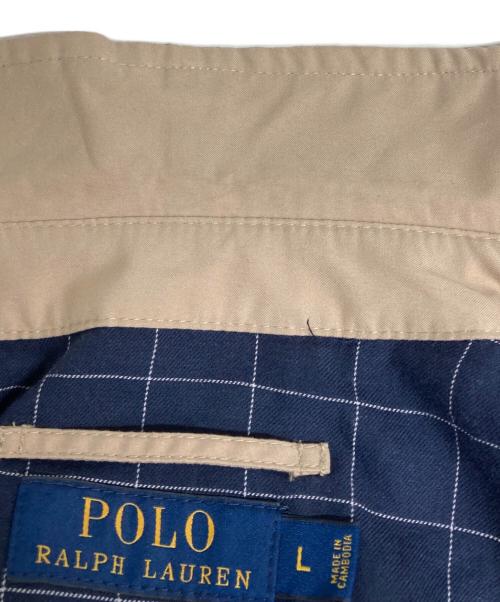POLO RALPH LAUREN（ポロ・ラルフローレン）POLO RALPH LAUREN (ポロ・ラルフローレン) スイングトップ スポーツジャケット ベージュ サイズ:Ｌの古着・服飾アイテム