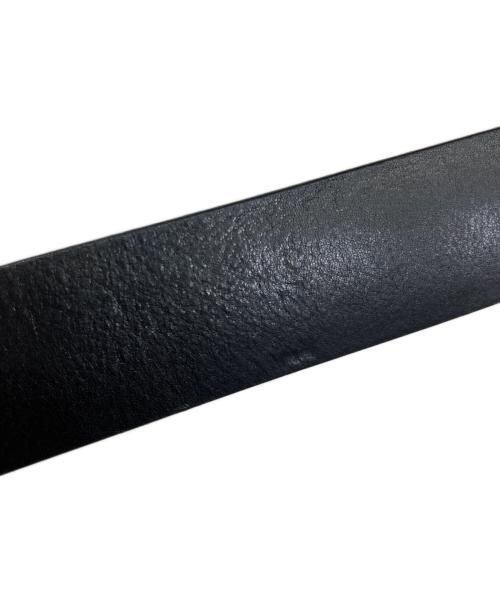 DIESEL（ディーゼル）DIESEL (ディーゼル) ロゴバックルレザーベルト ブラックの古着・服飾アイテム