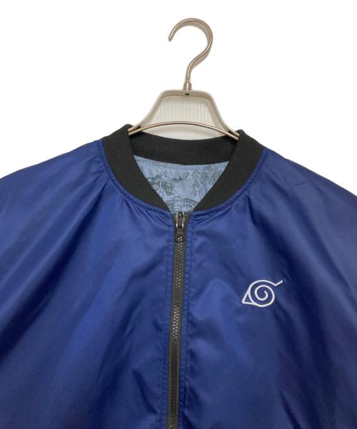 graniph（グラニフ）graniph (グラニフ) NARUTOコラボリバーシブルMA-1ジャケット ネイビー サイズ:Lの古着・服飾アイテム