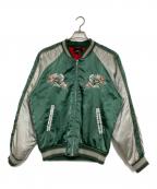 Ms NICX SIXXニックシックス）の古着「和柄スカジャン」｜グリーン