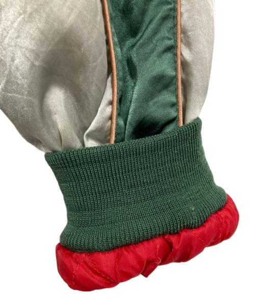 Ms NICX SIXX（ニックシックス）Ms NICX SIXX (ニックシックス) 和柄スカジャン グリーン サイズ:Ｌの古着・服飾アイテム