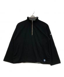 ORCIVAL（オーシバル）の古着「ハーフジップロングスリーブプルオーバー」｜ブラック