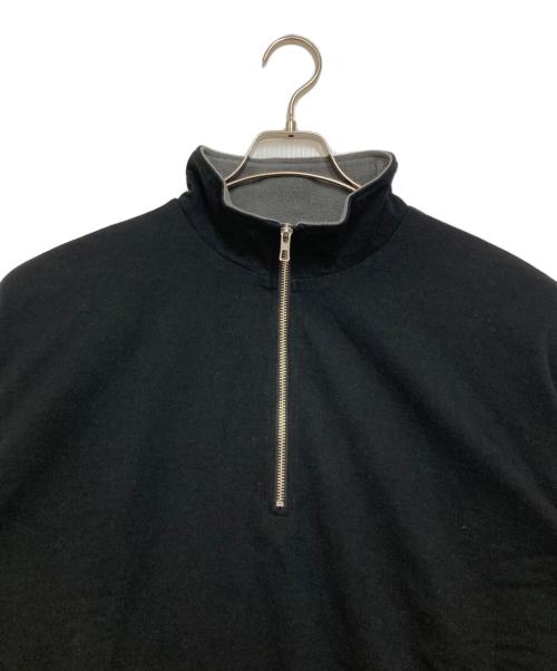ORCIVAL（オーシバル）ORCIVAL (オーシバル) ハーフジップロングスリーブプルオーバー ブラック サイズ:5の古着・服飾アイテム