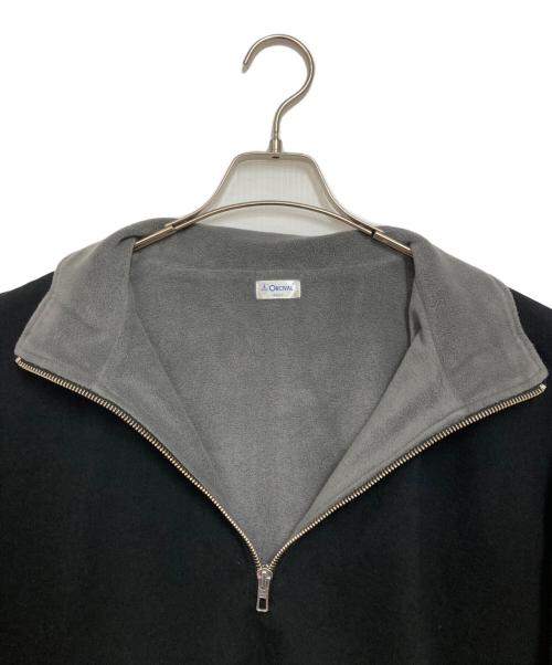 ORCIVAL（オーシバル）ORCIVAL (オーシバル) ハーフジップロングスリーブプルオーバー ブラック サイズ:5の古着・服飾アイテム