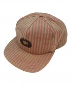 SUPREMEシュプリーム）の古着「キャップ」｜ピンク×ライトグリーン