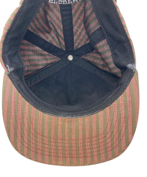 SUPREME（シュプリーム）SUPREME (シュプリーム) キャップ ピンク×ライトグリーンの古着・服飾アイテム