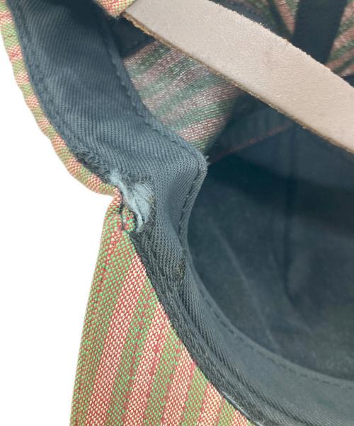 SUPREME（シュプリーム）SUPREME (シュプリーム) キャップ ピンク×ライトグリーンの古着・服飾アイテム