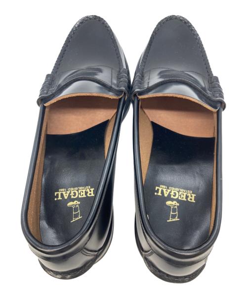 REGAL（リーガル）REGAL (リーガル) コインローファー ブラック サイズ:25.5の古着・服飾アイテム