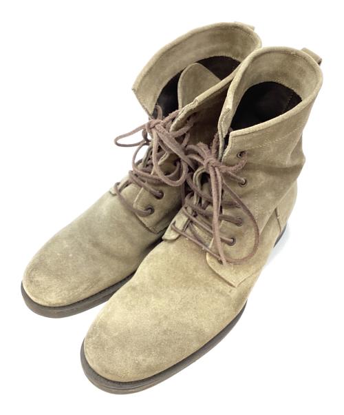 BUTTERO（ブッテロ）BUTTERO (ブッテロ) スウェードブーツ ベージュ サイズ:40の古着・服飾アイテム