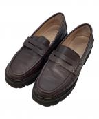 REMMEレメ）の古着「ローファー」｜ブラウン