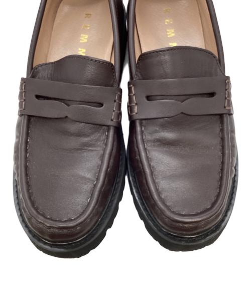 REMME（レメ）REMME (レメ) ローファー ブラウン サイズ:37の古着・服飾アイテム