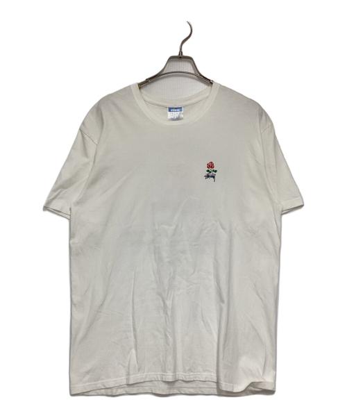 stussy（ステューシー）stussy (ステューシー) プリントTシャツ ホワイト サイズ:X X Lの古着・服飾アイテム