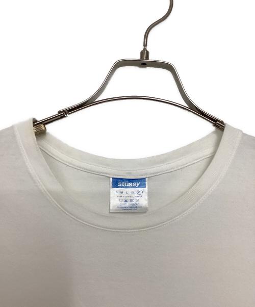 stussy（ステューシー）stussy (ステューシー) プリントTシャツ ホワイト サイズ:X X Lの古着・服飾アイテム