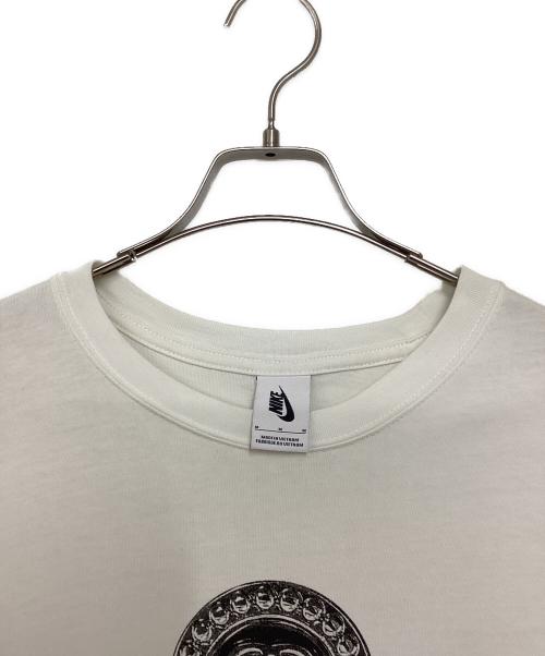 NIKE（ナイキ）NIKE (ナイキ) stussy (ステューシー) プリントカットソー ホワイト サイズ:mの古着・服飾アイテム