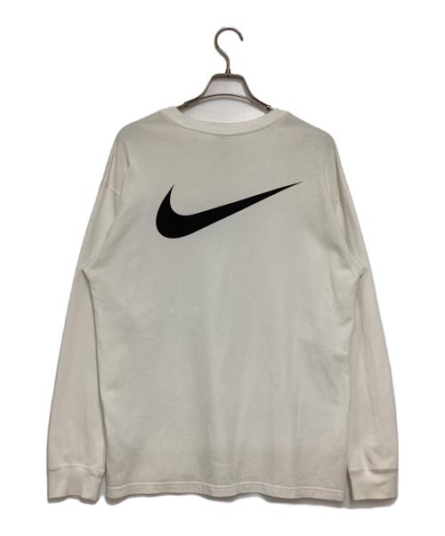 NIKE（ナイキ）NIKE (ナイキ) stussy (ステューシー) プリントカットソー ホワイト サイズ:mの古着・服飾アイテム