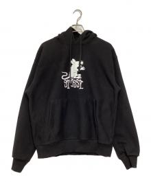 stussy（ステューシー）の古着「RAT HOODIE」｜ブラック