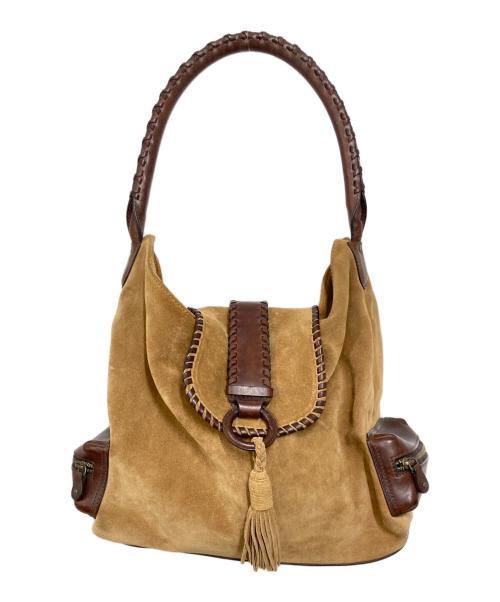 RALPH LAUREN（ラルフローレン）RALPH LAUREN (ラルフローレン) ワンショルダーバッグ ベージュの古着・服飾アイテム