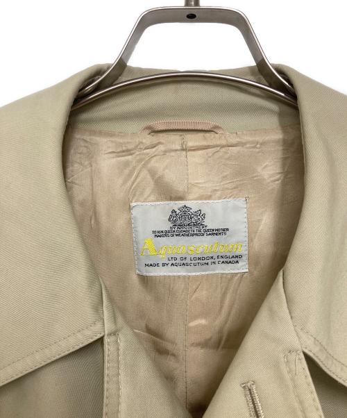 Aquascutum（アクアスキュータム）Aquascutum (アクアスキュータム) トレンチコート ベージュ サイズ:不明の古着・服飾アイテム