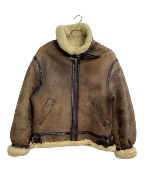 AVIREX（アヴィレックス）AVIREX (アヴィレックス) TYPEB-3ムートンフライトジャケット ブラウン サイズ:40の古着・服飾アイテム