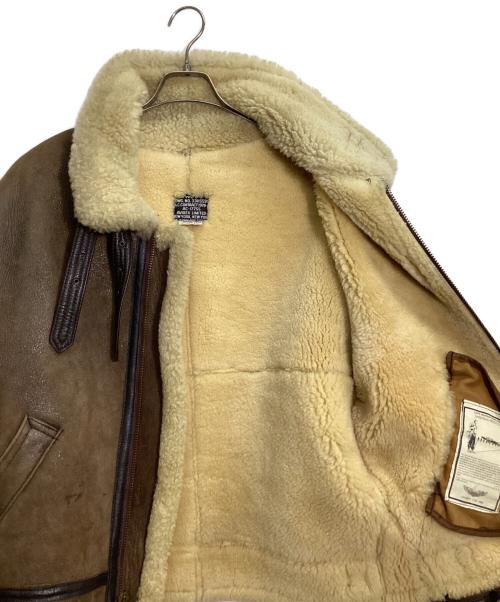 AVIREX（アヴィレックス）AVIREX (アヴィレックス) TYPEB-3ムートンフライトジャケット ブラウン サイズ:40の古着・服飾アイテム