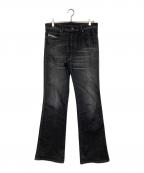 DIESELディーゼル）の古着「1998 D-Buck ブーツカットデニムパンツ」｜ブラック
