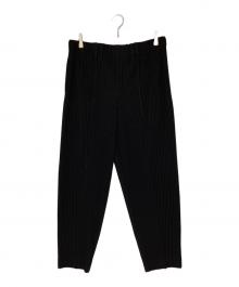 HOMME PLISSE ISSEY MIYAKE（オム プリッセ イッセイ ミヤケ）の古着「テーラードパンツ」｜ブラック