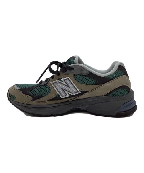 NEW BALANCE（ニューバランス）NEW BALANCE (ニューバランス) 2010 ローカットスニーカー グリーン×カーキ×グレー サイズ:27.5の古着・服飾アイテム