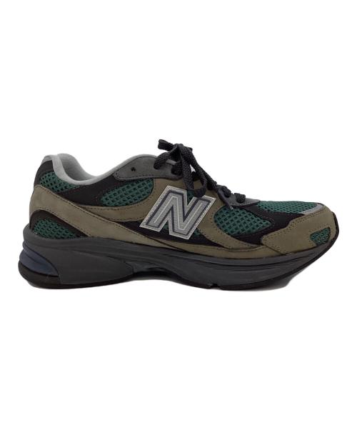NEW BALANCE（ニューバランス）NEW BALANCE (ニューバランス) 2010 ローカットスニーカー グリーン×カーキ×グレー サイズ:27.5の古着・服飾アイテム