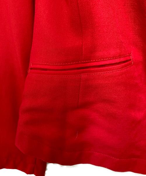 Y's（ワイズ）Y's (ワイズ) ライトシャツジャケット レッド サイズ:Sの古着・服飾アイテム