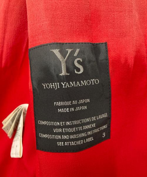 Y's（ワイズ）Y's (ワイズ) ライトシャツジャケット レッド サイズ:Sの古着・服飾アイテム
