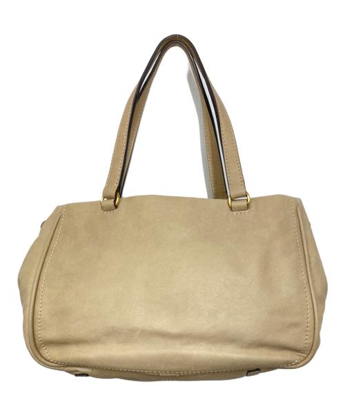 LOEWE（ロエベ）LOEWE (ロエベ) アナグラムタッセルトートバッグ ベージュの古着・服飾アイテム