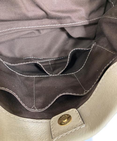 LOEWE（ロエベ）LOEWE (ロエベ) アナグラムタッセルトートバッグ ベージュの古着・服飾アイテム