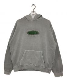FEELS（フィールズ）の古着「PIGMENT DYE HOODIE プルオーバーパーカー」｜グレー