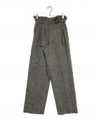 cygneシーニュ）の古着「ウエストギャザータックパンツ」｜グレー