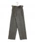 cygne（シーニュ）の古着「ウエストギャザータックパンツ」｜グレー