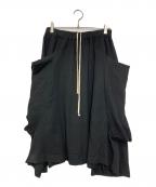 BLACK COMME des GARCONSブラックコムデギャルソン）の古着「変形トンネルイージースカート」｜ブラック