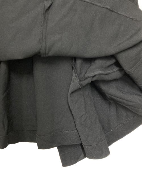 BLACK COMME des GARCONS（ブラックコムデギャルソン）BLACK COMME des GARCONS (ブラックコムデギャルソン) 変形トンネルイージースカート ブラック サイズ:XSの古着・服飾アイテム