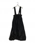 OMMOオーエムエムオー）の古着「キルティングバルーンワンピース」｜ブラック