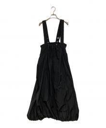 OMMO（オーエムエムオー）の古着「キルティングバルーンワンピース」｜ブラック