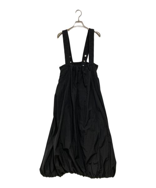 OMMO（オーエムエムオー）OMMO (オーエムエムオー) キルティングバルーンワンピース ブラック サイズ:38の古着・服飾アイテム