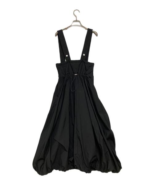 OMMO（オーエムエムオー）OMMO (オーエムエムオー) キルティングバルーンワンピース ブラック サイズ:38の古着・服飾アイテム