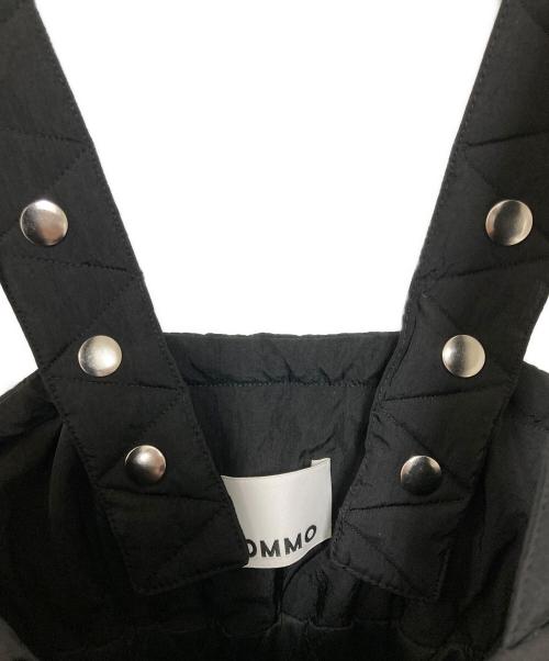 OMMO（オーエムエムオー）OMMO (オーエムエムオー) キルティングバルーンワンピース ブラック サイズ:38の古着・服飾アイテム