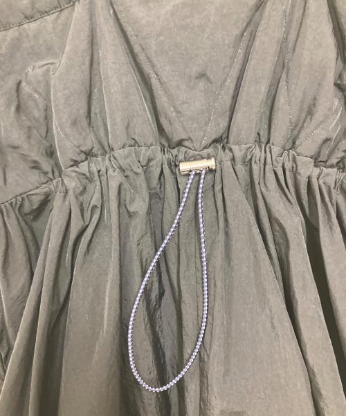 OMMO（オーエムエムオー）OMMO (オーエムエムオー) キルティングバルーンワンピース ブラック サイズ:38の古着・服飾アイテム