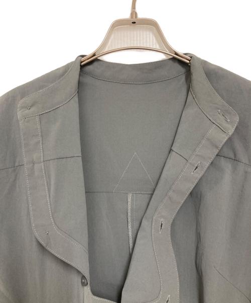 UN3D.（アンスリード）UN3D. (アンスリード) パターンミックスシャツ グレー サイズ:36の古着・服飾アイテム